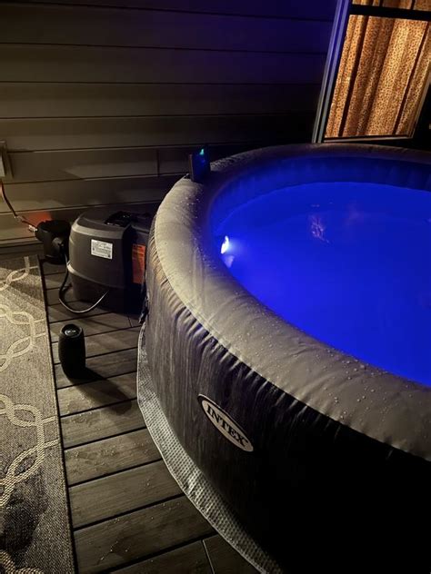 Intex PureSpa Plus Person Portable Inflatable Round Hot Tub Spa With Jets Macy S