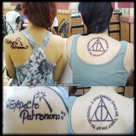 CosGeek: Gallery: More Harry Potter Spell Tattoos