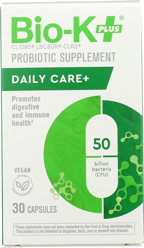 Bio K Daily Care Plus Probiotic Supplement Capsules India Ubuy