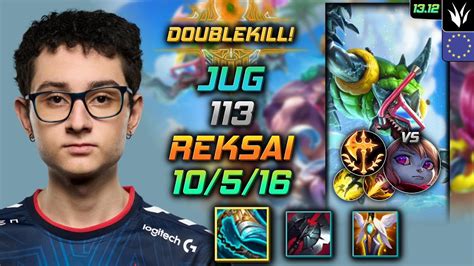 Rek Sai Jungle Build 113 Stridebreaker Conqueror LOL EUW Challenger