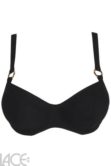 PrimaDonna Swim Sahara Bikini Bandeau Beha D H Cup BLACK Lace Lingerie Nl