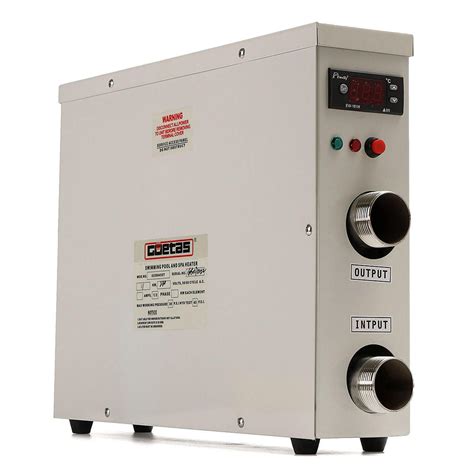 2020 11KW 220V Swimming Pool SPA Hot Tub Electric Water Heater From Gearbestshop 108 55