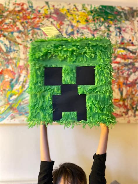 Diy Minecraft Creeper Pinata Tutorial Off