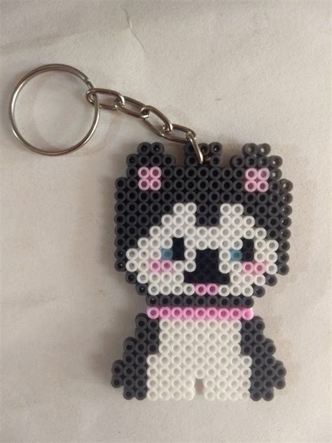 Mr Bear And Ms Cat Pixel Perler Beads Art Can Be Fridge Etsy Artofit