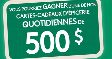 Gagnez Cartes Cadeaux D Picerie De Chacune