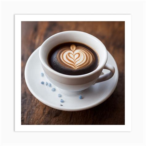 Coffee Latte Art Print by balram giri - Fy