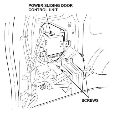 Honda Odyssey Sliding Door Parts Diagram Wiremystique