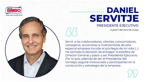 Grupo Bimbo Presenta A Daniel Servitje Como Nuevo Presidente Ejecutivo