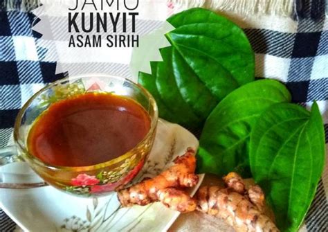 Jamu Kunyit Asam Sirih Plus Madu Sidomuncul Original Lazada