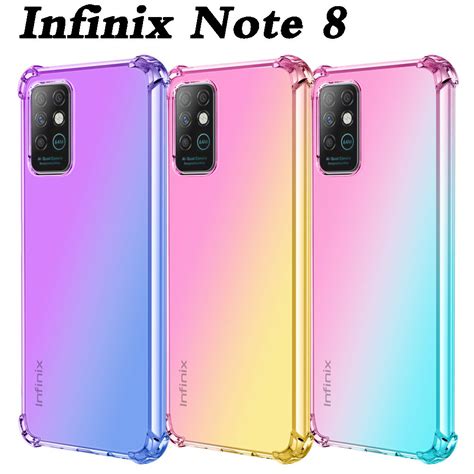 Capa De Celular Antiqueda Com Quatro Cores Para Infinix Note 8 Phone Case Infinix Note 7 Hot 10