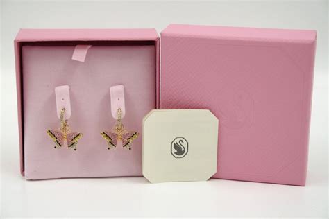 SWAROVSKI Idyllia Drop Ohrhänger Schmetterling Rosa 5048 Kaufen