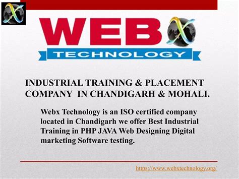 Industrial Training Placement Company In Chandigarh Mohali Ppt