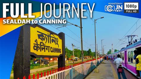 Sealdah To Canning Full Journey Coverage By Emu Train Eastern