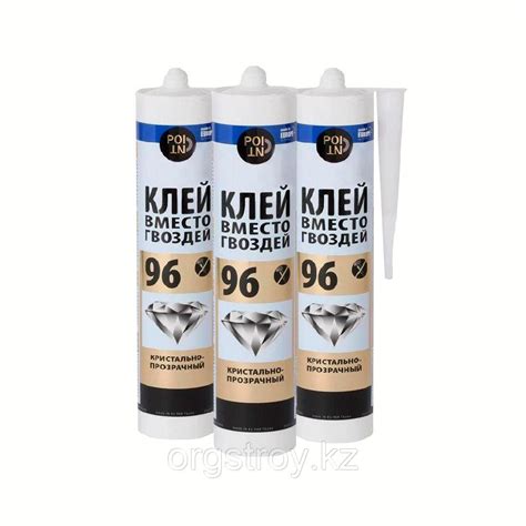 Клей вместо гвоздей POINT 96 прозрачный - в Астане