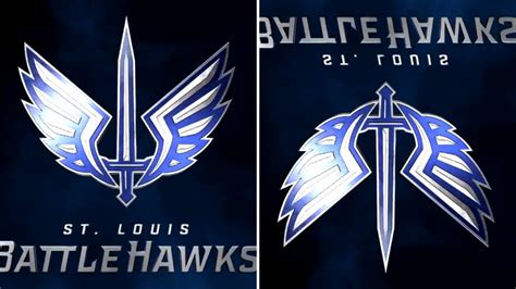 XFL's BattleHawks Logo Reveals the Letters STL Upsidedown