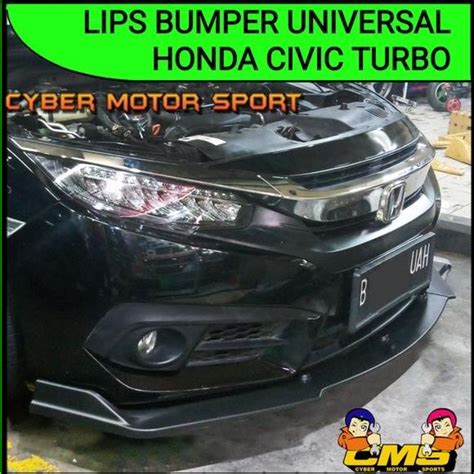 Jual Lips Bumper Civic Mugen Type R Front Lips Civic Turbo Winglet