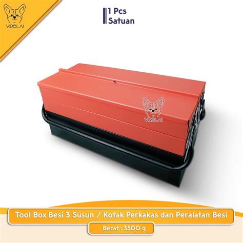 Jual Tool Box Besi 3 Susun Kotak Perkakas Dan Peralatan Besi 3 Susun