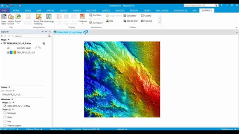 Membuat Data DEM Digital Elevation Model Ke Kontur Menggunakan