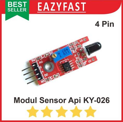 Jual Modul Module Sensor Api Kebakaran KY 026 Flame Infrared Arduino Di