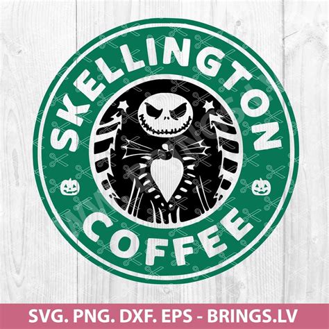 Jack Skellington Starbucks SVG