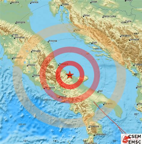 Ultim Ora Violento Terremoto In Molise Spaventa Il Centro Sud Si