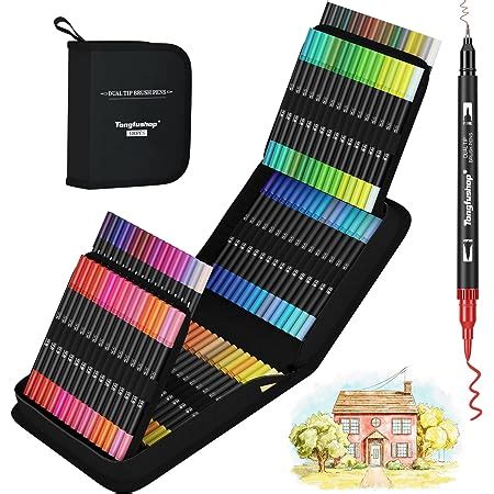 Dual Brush Pen Set Filzstifte Pinselstifte Marker Aquarell Stifte