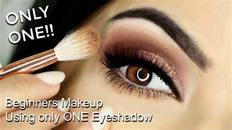 Eye Makeup Tutorial Using Only One Eyeshadow Themakeupchair Youtube