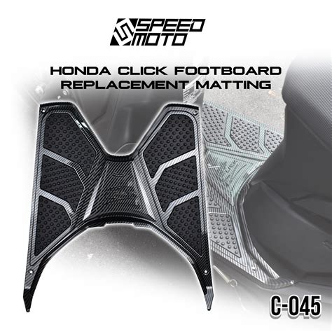 Honda Click V I I C Footboard Matting Carbon Abs Plastic For