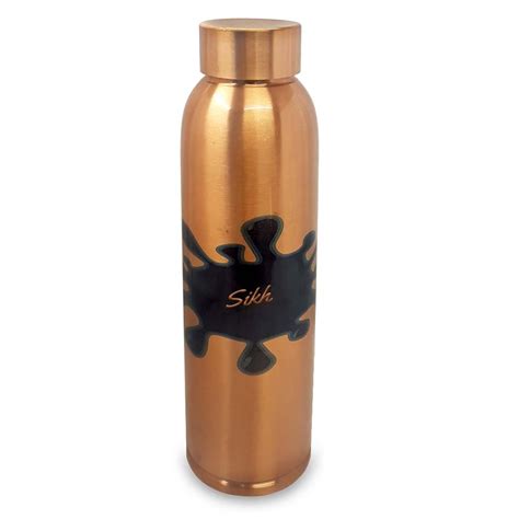 Buy Dr Waterr Copper Bottle Sikh Personalised Made Of Pure Copper