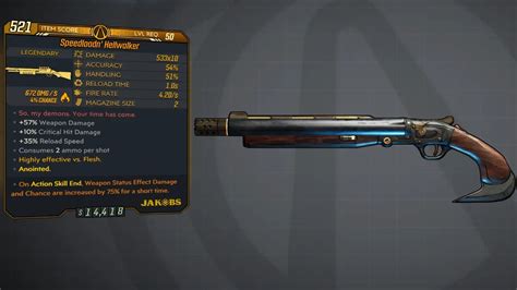 Hellwalker Borderlands 3 Legendary Shotgun Mentalmars