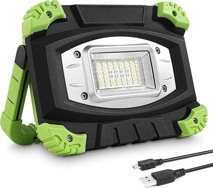 Lepro Led Akku Strahler Wiederaufladbare Campinglampe Aus Aluminium