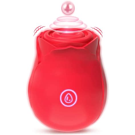 7 Vibrating Modes For Nipple Stimulation Pulsating Rose Sex Stimulator