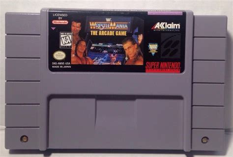 Wwf Wrestlemania The Arcade Game Super Nintendo Entertainment System