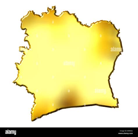 Mapa de la costa de marfil Imágenes recortadas de stock Alamy