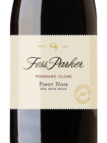 Fess Parker Pommard Clone Pinot Noir Vivino United States