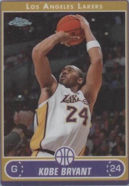 2006 07 Topps Chrome Refractor 129 Kobe Bryant For Sale Online EBay