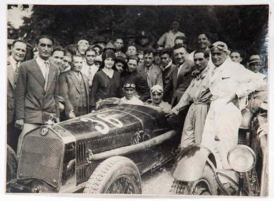 Lot 45 Foto Alfa Romeo P6 N 36 Con Enzo Ferrari Tazio Nuvolari