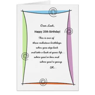 Funny 35th Birthday Cards | Zazzle