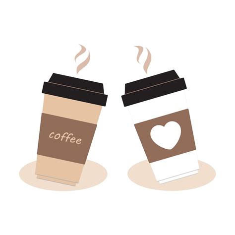 Premium Vector Hot Coffee Cup Icon Design