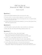 Assn Pdf Cisc Fall Homework Latex Points Student Name