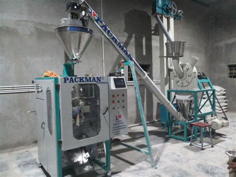 Flour Pouch Packing Machine Packman Engineering Ahmedabad