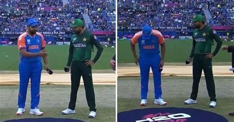 T20 Wc 2024 India Vs Pakistan Rohit Sharma Forgets Having Toss Coin In His Pocket Watch Viral