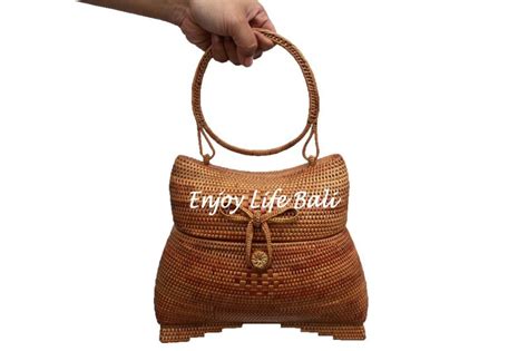 Indian Handbag Rattan Ata L Enjoy Life Bali