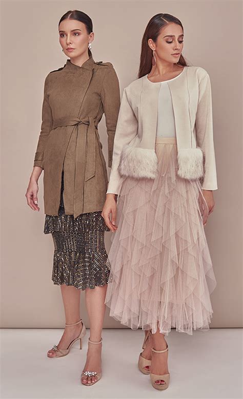 Ruffle Skirt In Nude Ainahariz Kuala Lumpur