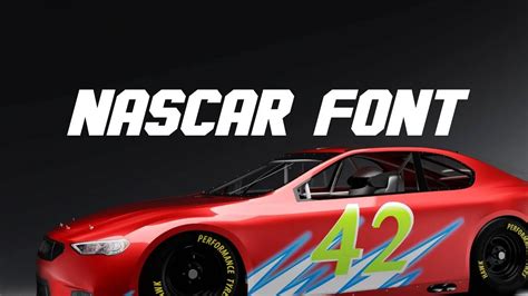 Nascar Font Free Download