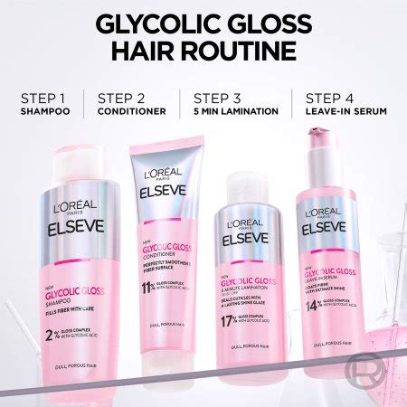 L’Oréal Paris Elseve Glycolic Gloss leave-in serum for hair strengthening and shine | notino.co.uk