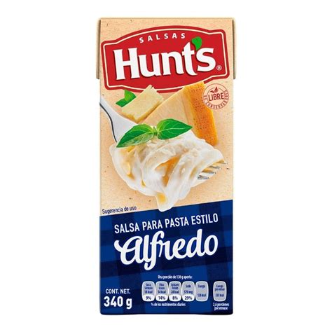 Salsa Para Pasta Hunts Estilo Alfredo 340 G Walmart