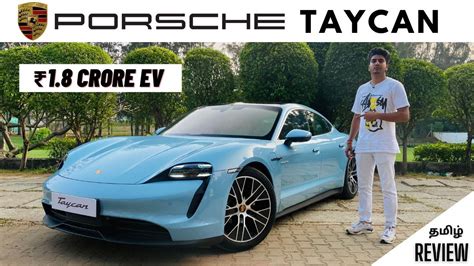 Porsche Taycan Electric Stunning Look Detailed Tamil Review Youtube