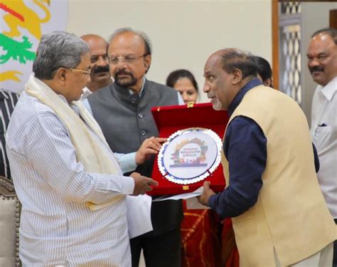 Fkcci Met Honble Chief Minister Shri Siddaramaiah Ji Today At Krishna