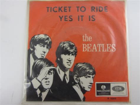 Single The Beatles Ticket To Ride Kringwinkel